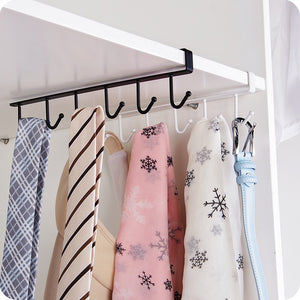 6 Hooks Bathroom Organize