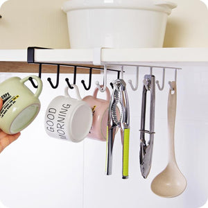 6 Hooks Bathroom Organize